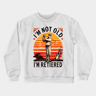 Vintage Retirement Vibes Tee Crewneck Sweatshirt